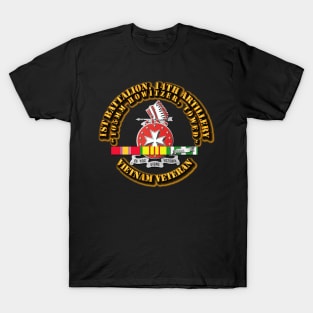 14th Artillery Regiment with Vietnam Service Ribbons T-Shirt